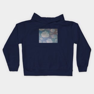 Sky and white clouds Kids Hoodie